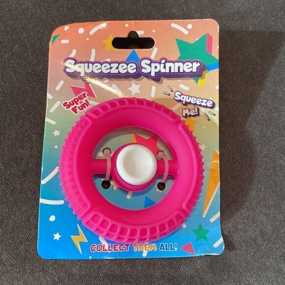 Squeezee Spinner Fidget Spinner Toy Bundle NEW (2 Different Colors) - Picture 4 of 4